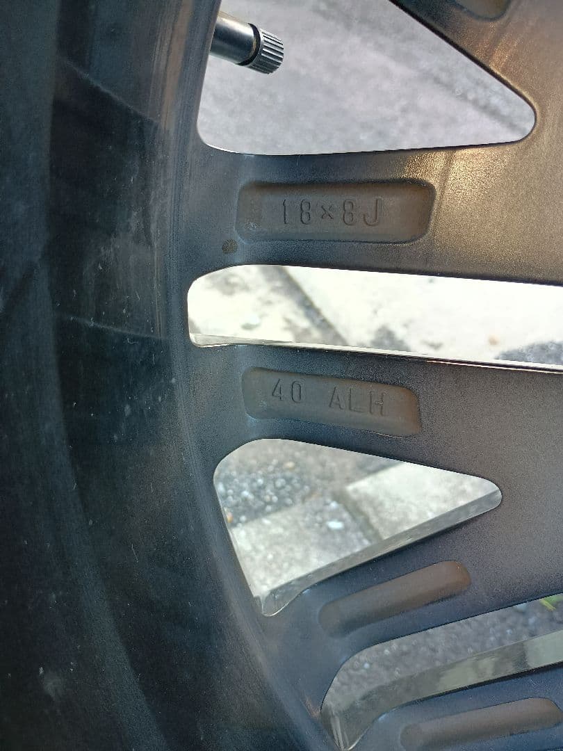 まっきぃ様用！210クラウン　Bスタイル純正　ブラックスパッタリング