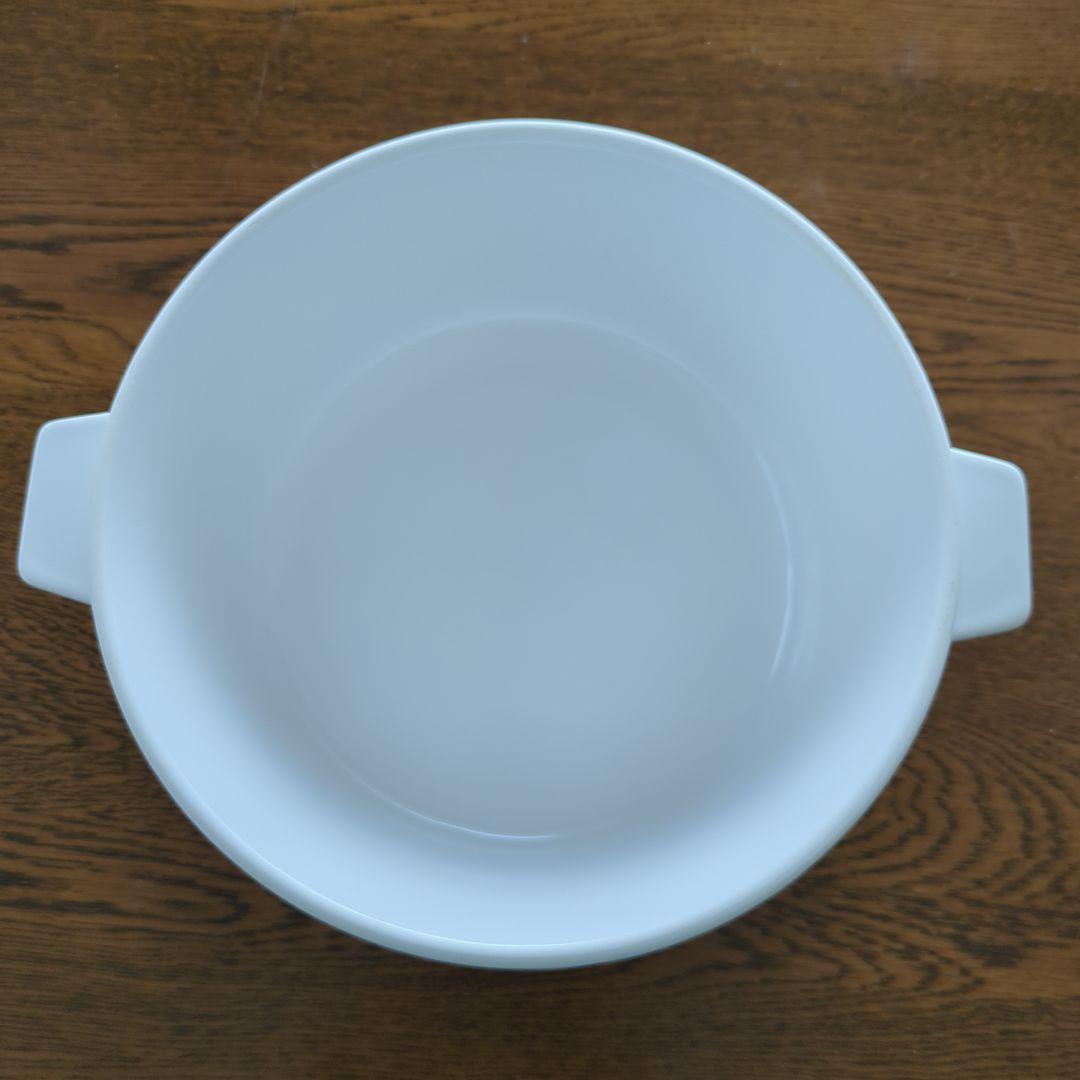 ノリタケチャイナ　北欧柄　progession 　レトロ陶器キャセロール鍋