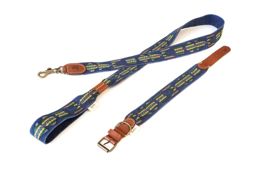 Etna Azul スペイン製 高級犬用リード（小型犬　中型犬）