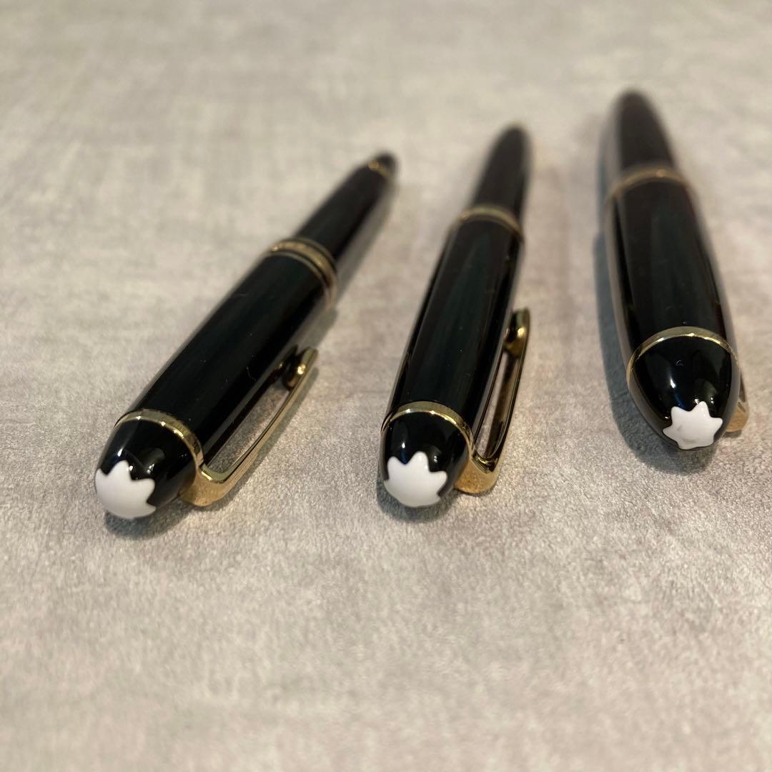モンブラン MONTBLANC 万年筆×2 ボールペン×1 ペンケース×1
