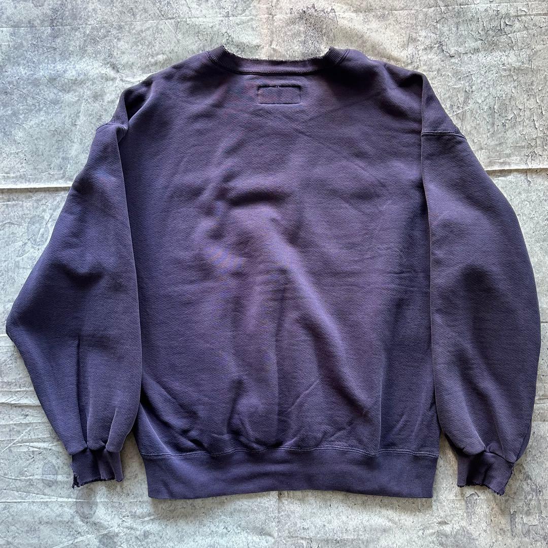 肯*ズ様 【90s】茄子紺 RUSSELL HIGHCOTTON USA製 無地