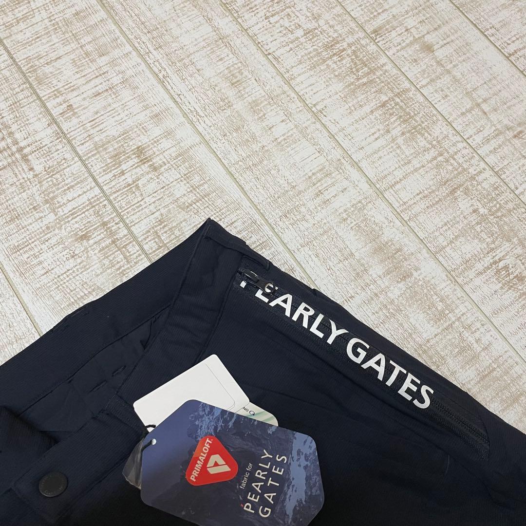 新品 パーリーゲイツ パンツ 中綿 プリマロフト ネイビー Lサイズ（5）