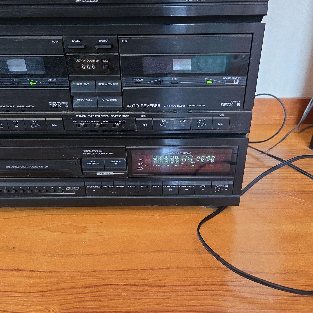 ジャンク品 松下電器 Technics コンポ CD・レコード・カセットデッキ