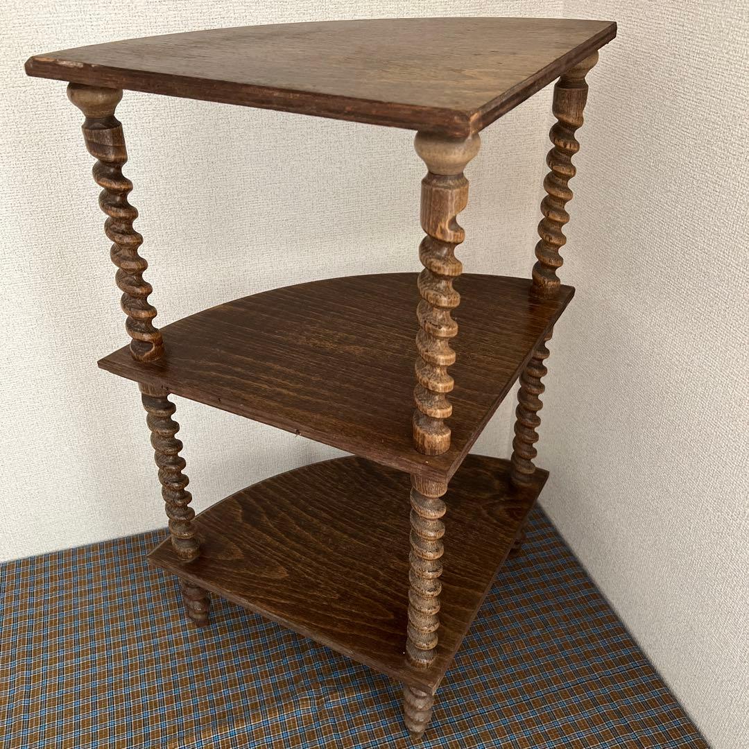 ビンテージ コーナーラック