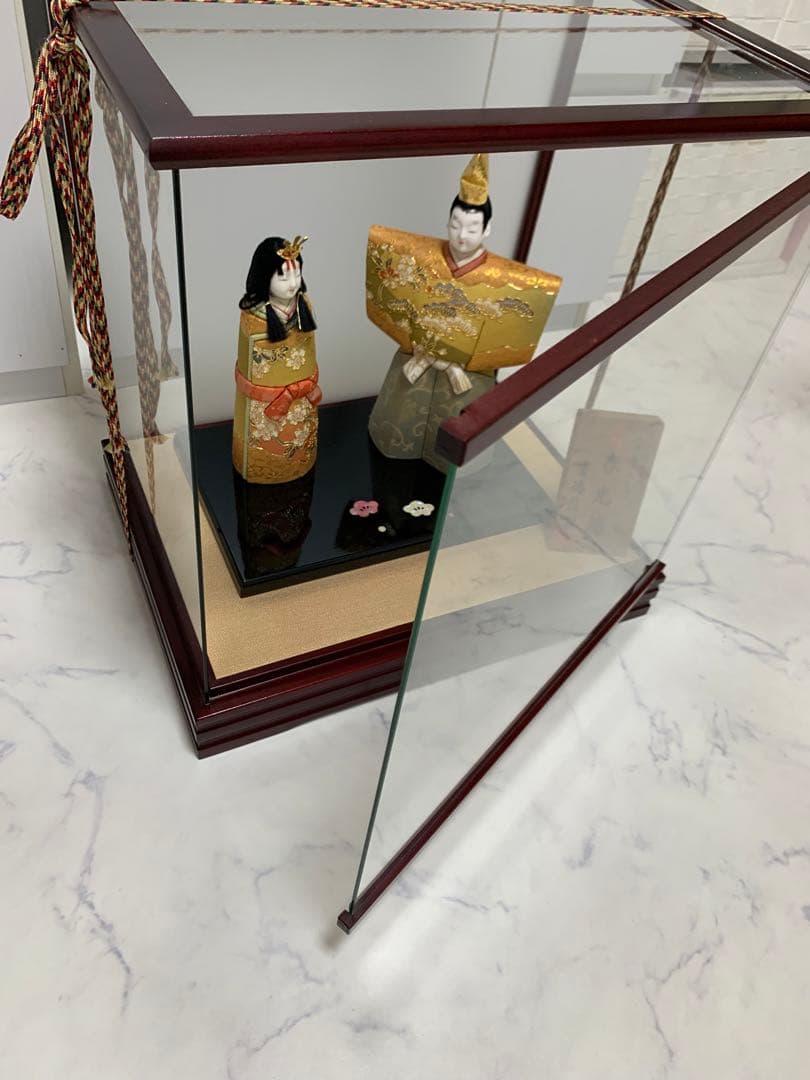 ★最終値下げ★吉徳監製　雛人形　立雛　西軍織本金箔押　正絹　春光雛