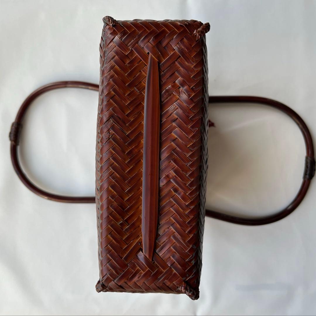 【竹籠バッグ２点セット】未使用　かごバッグ 浴衣 着物 竹細工 和装小物