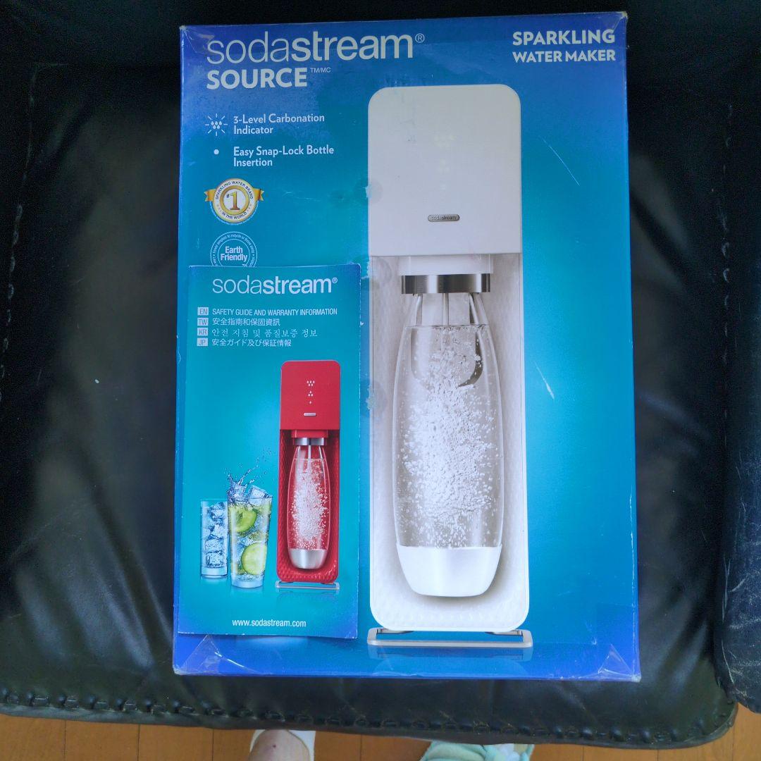 上級機種ソーダストリームSourceV3♥(ボンベ2本6480円は別売りです)