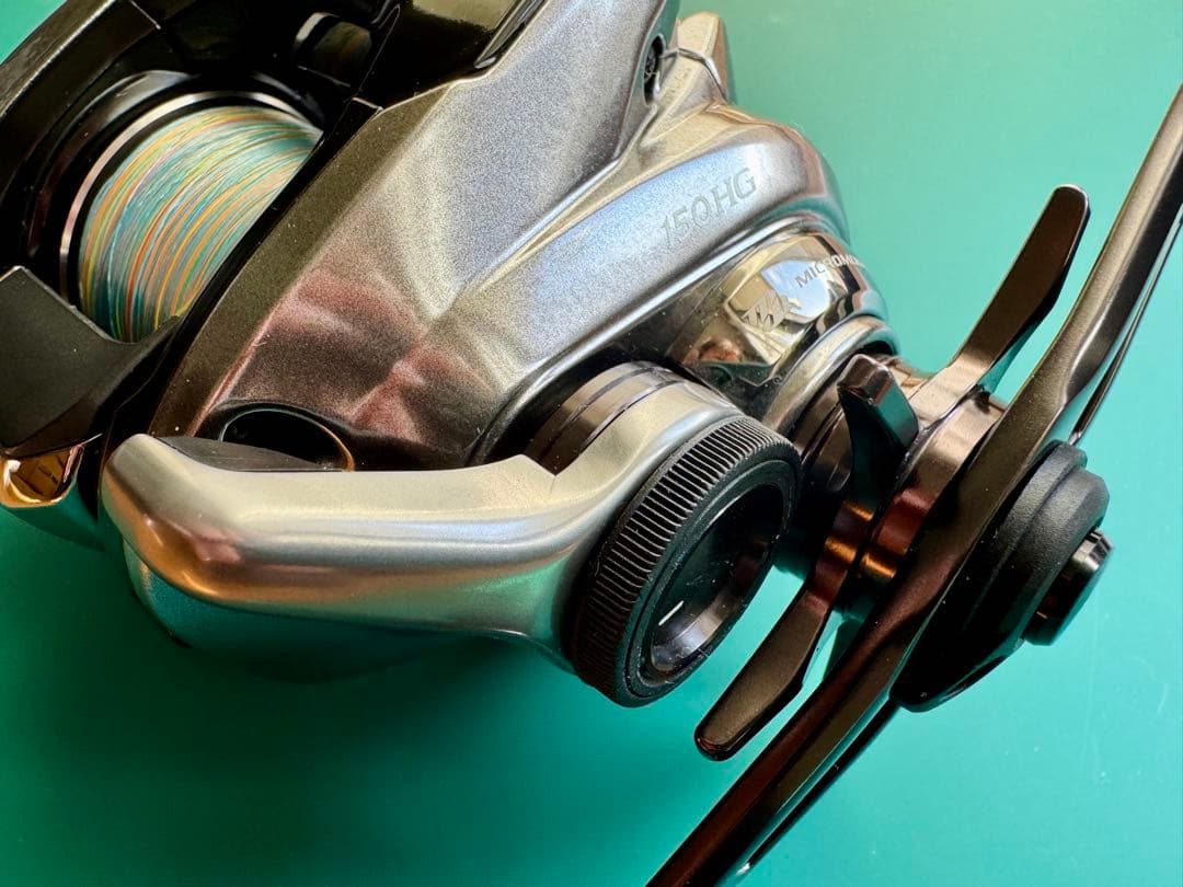 シマノ 18 エンゲツ プレミアム 150HG 右巻き ダブルハンドル 炎月