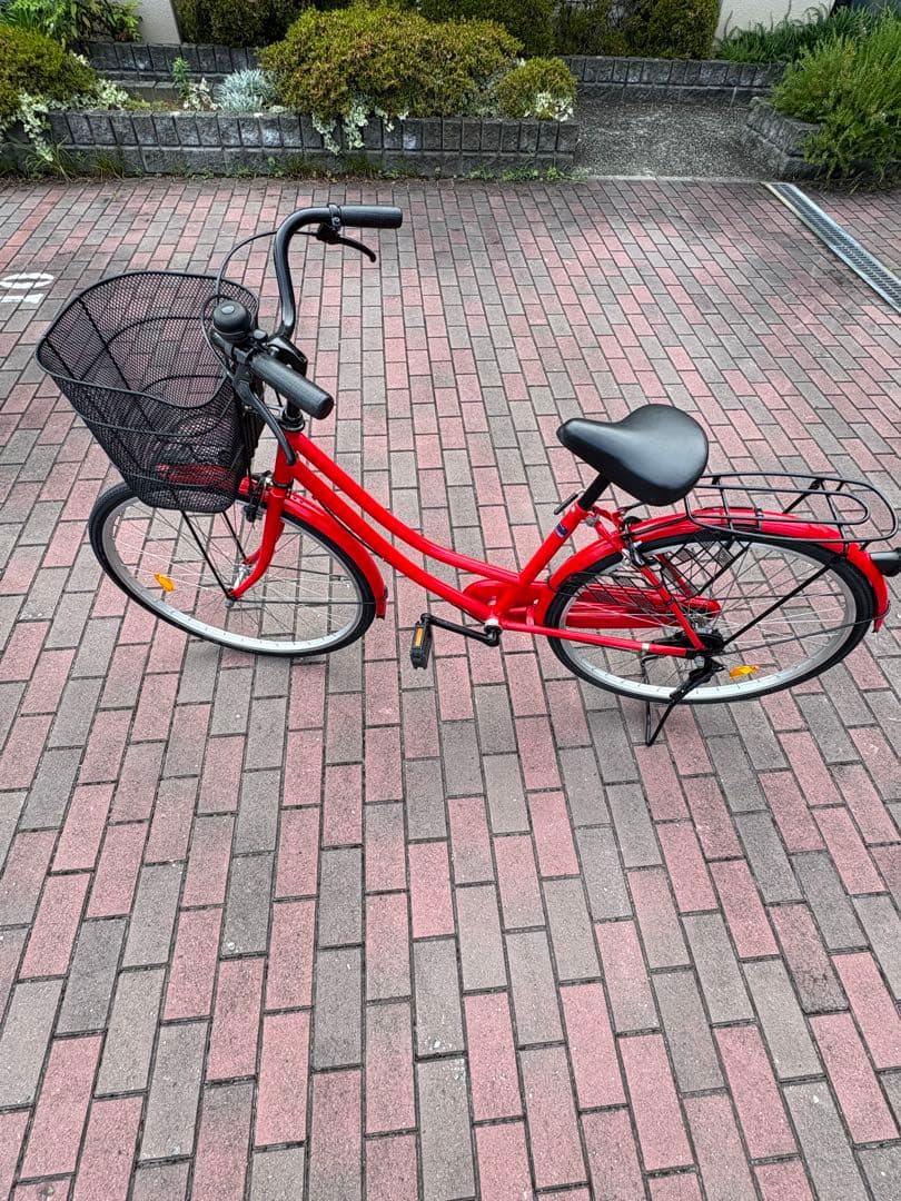 galihさんさ専用 真っ赤なシルプルママチャリ(26㌅)配達でも？可能です。