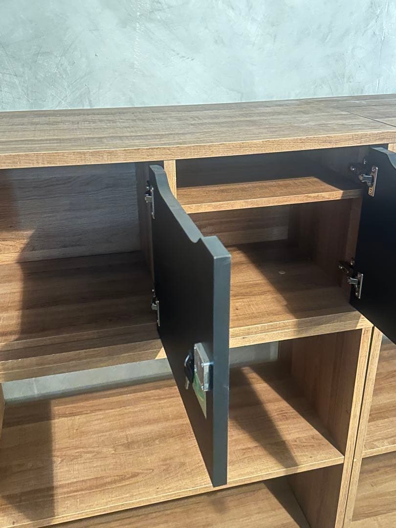 【東京都23区配送無料】オフィス　棚　キャビネット　事務所　書類　収納　セット