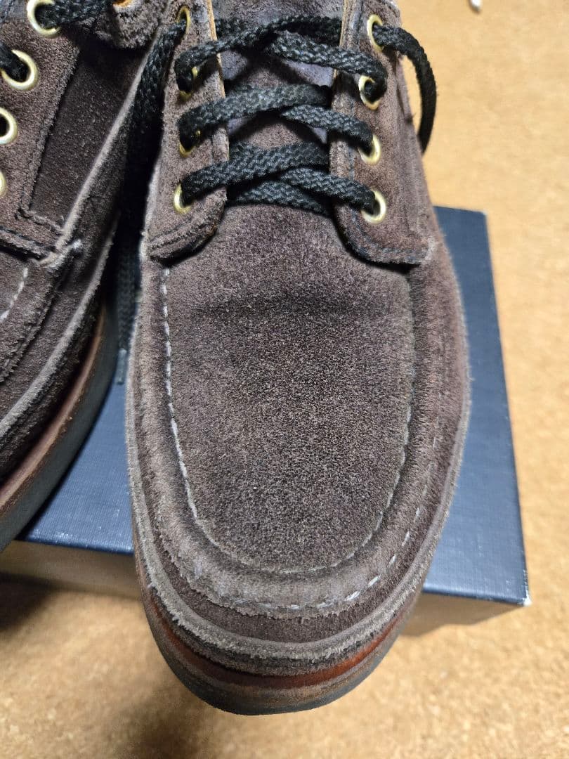 Russell Moccasin　トリプルヴァンプ　スエード