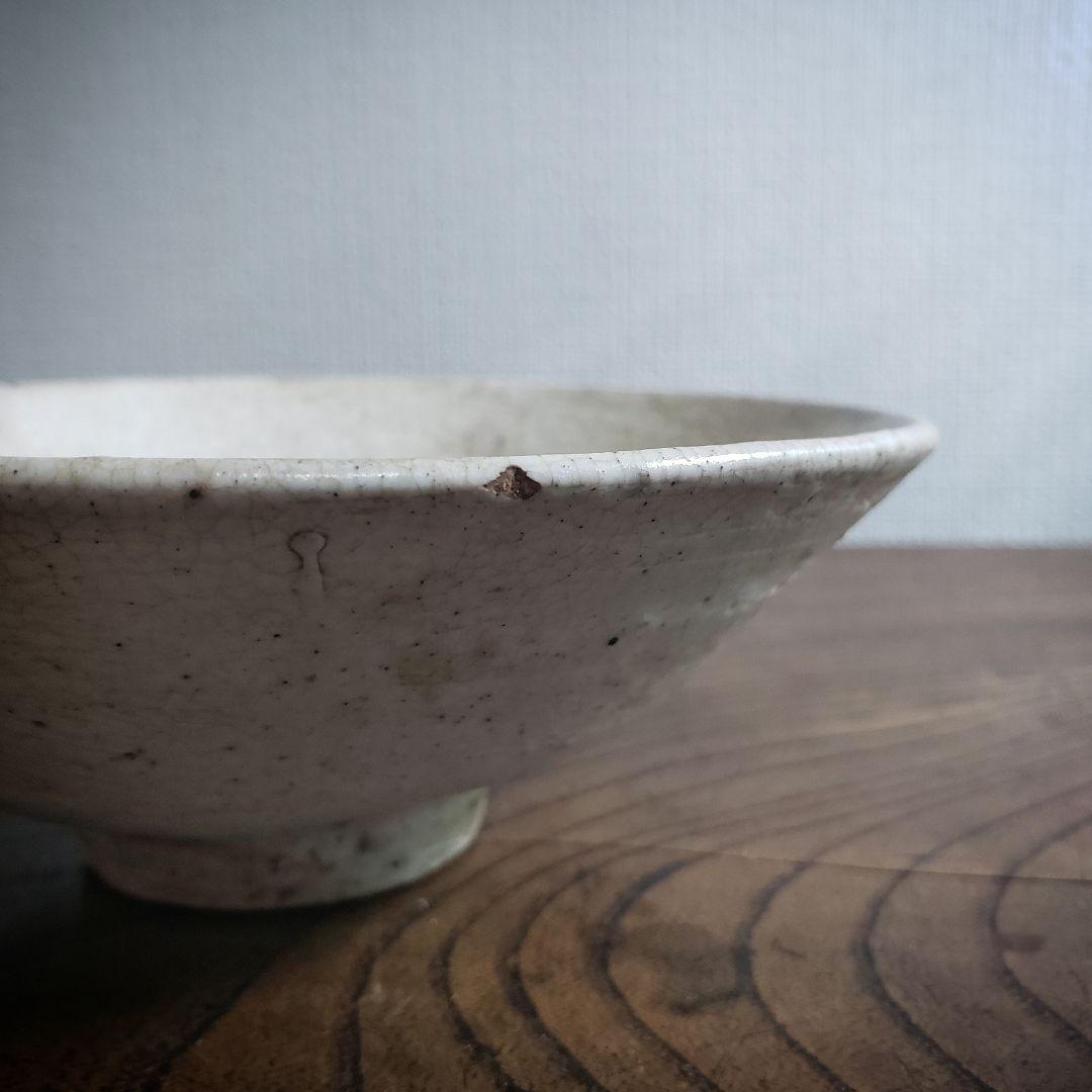 茶碗　抹茶碗　茶道具　茶器　平茶碗　浅鉢　盛皿　白　江戸