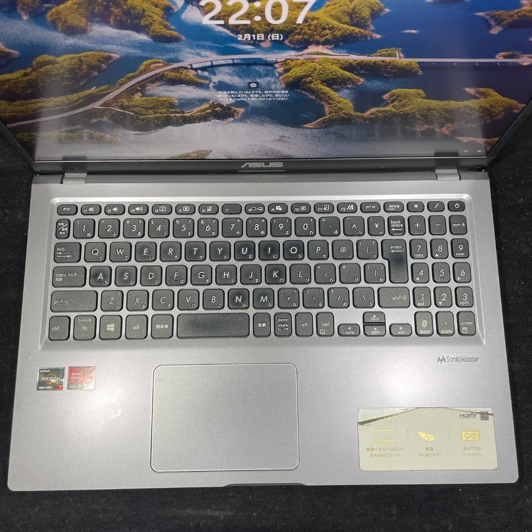 【2021年製】ASUS M515UA 5世代ryzen7 16GB 512GB