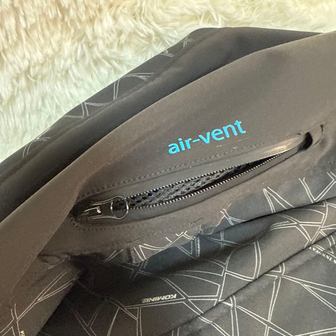 美品　コミネ プロテクトソフトシェルウィンターパーカー　脱着連結可能　黒　3L