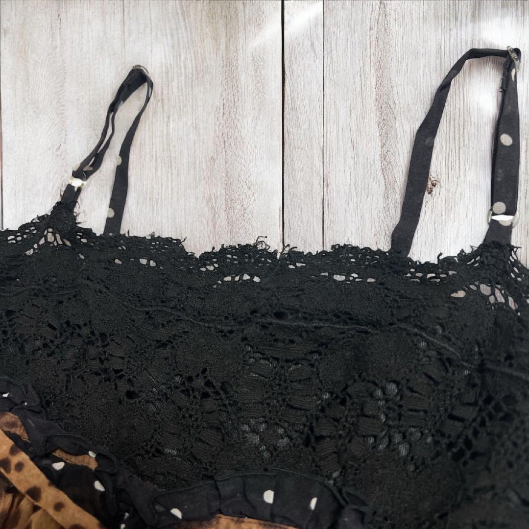 【DOLCE & GABBANA】レオパード柄キャミソール