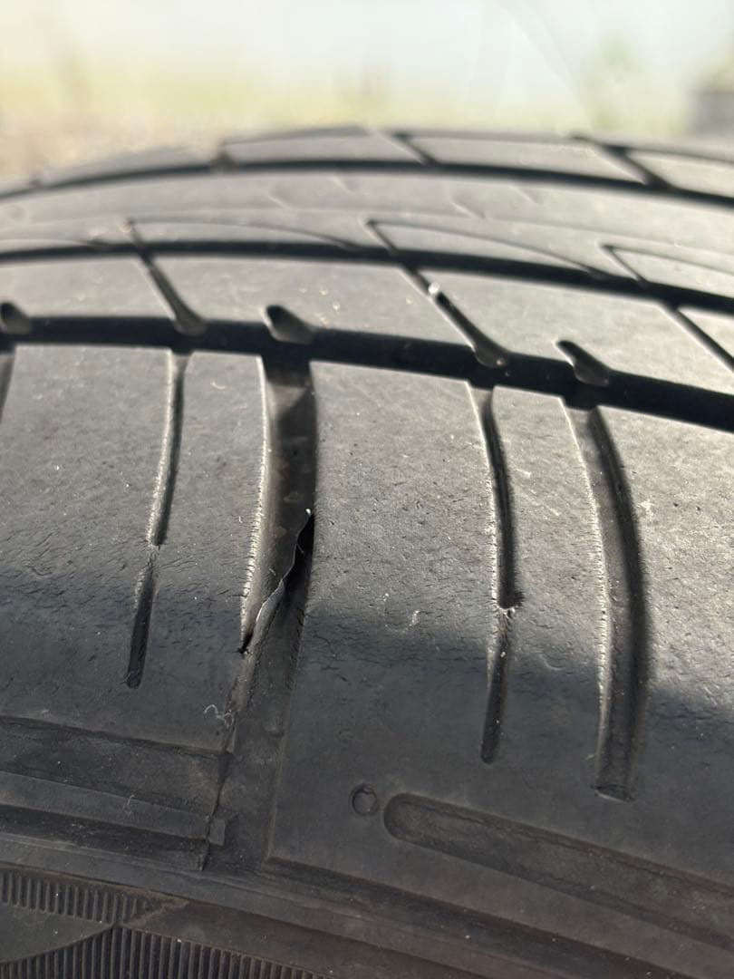 デリカ D5 前期 純正ホイール タイヤ 4本セット