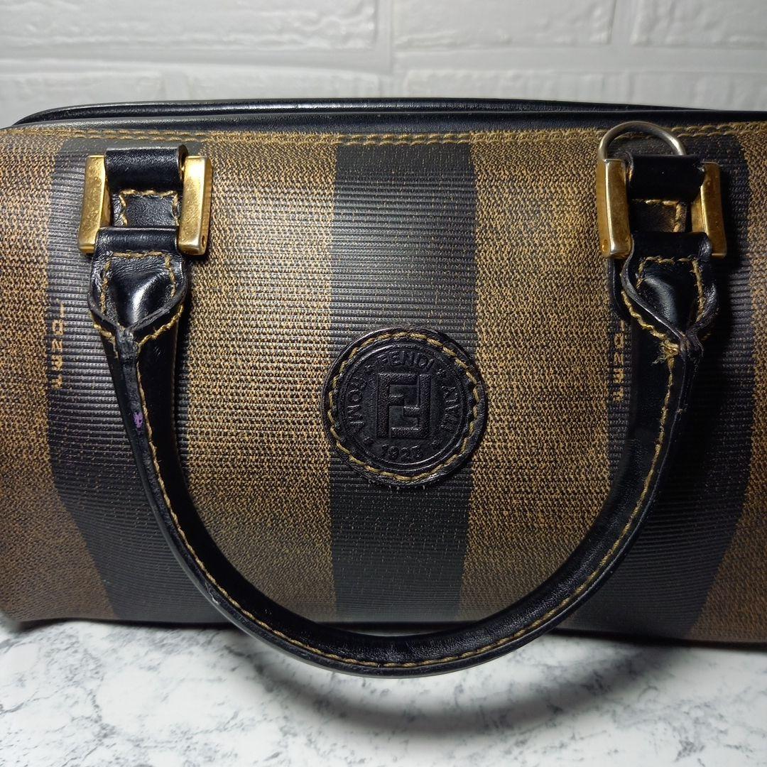 FENDI　フェンディ　ペカン柄　ミニボストンバッグ　ハンドバッグ