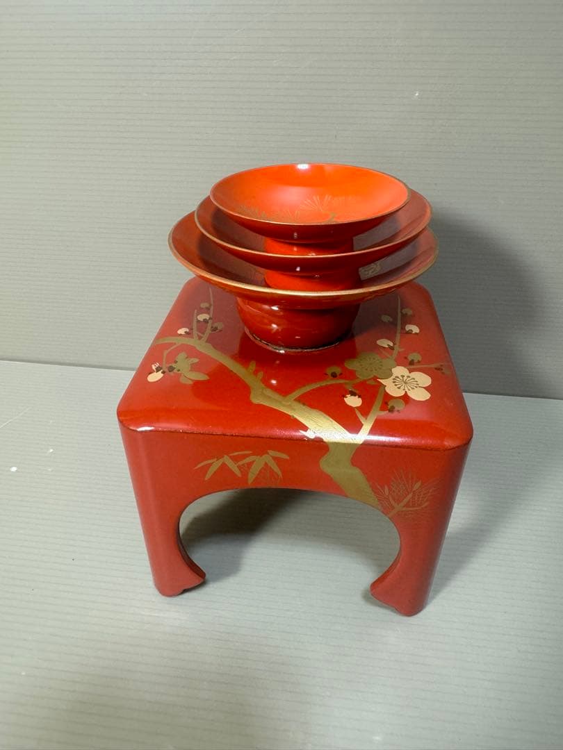 2299  お屠蘇 洗朱 変り松 松竹梅