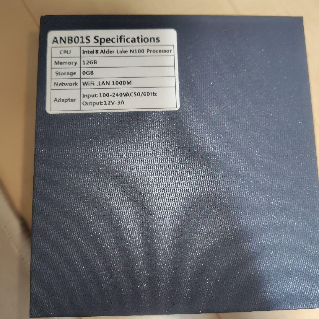 GZBOX ANB01S Intel N100 超小型PC