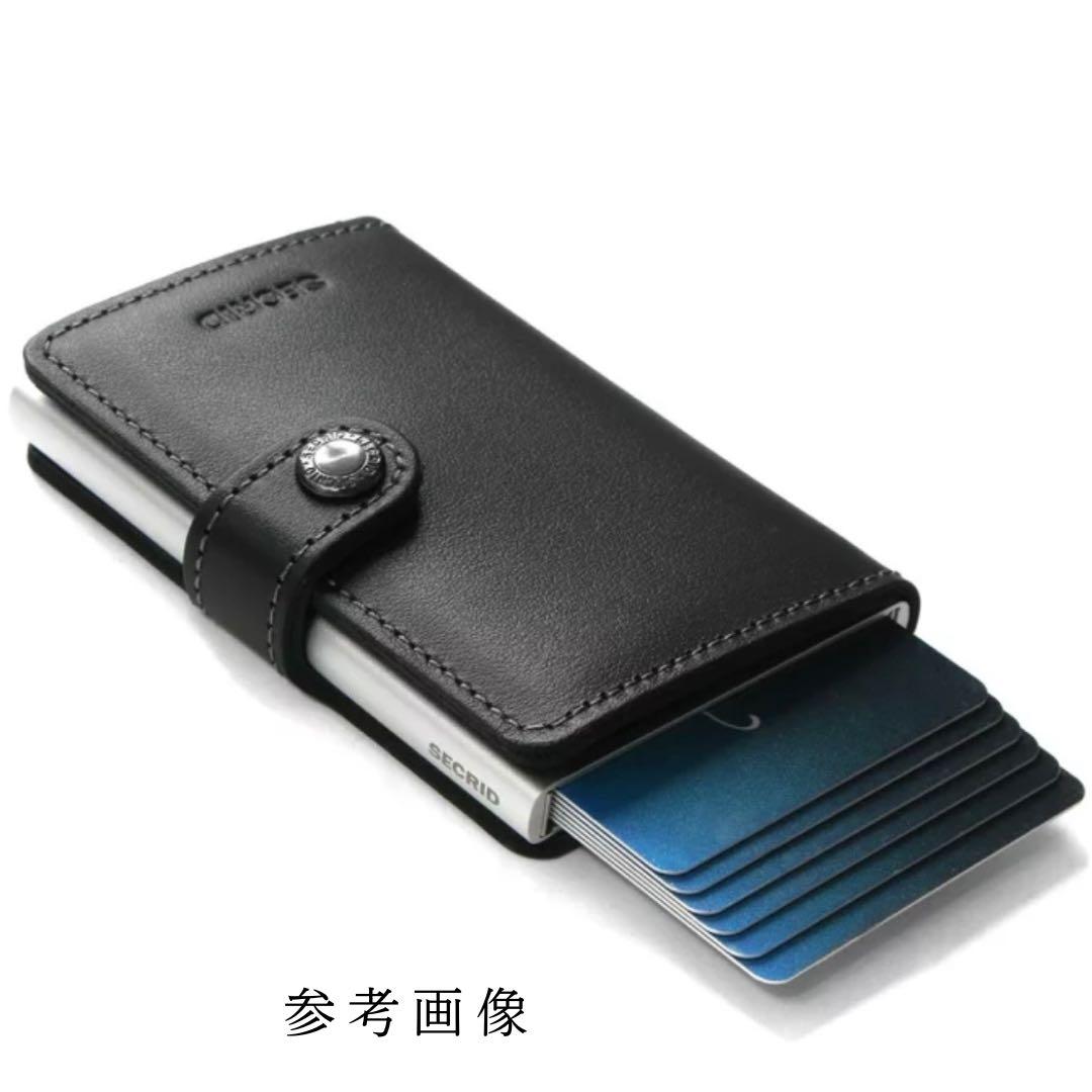 ☆新品未使用☆シークリッドセクリッド　ミニウォレット折り財布サフィアーノブラック