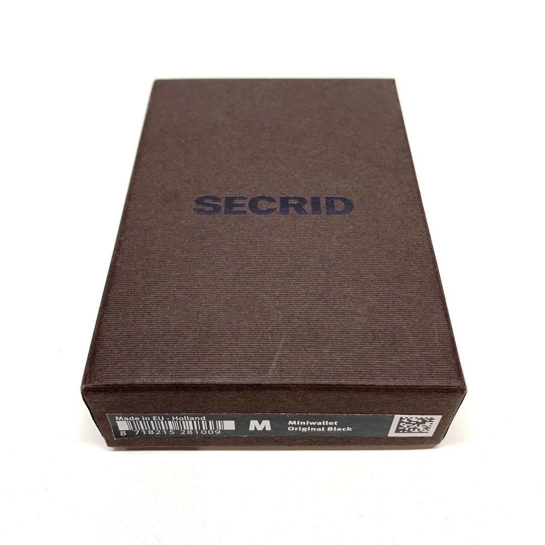 ☆新品未使用☆シークリッドセクリッド　ミニウォレット折り財布サフィアーノブラック
