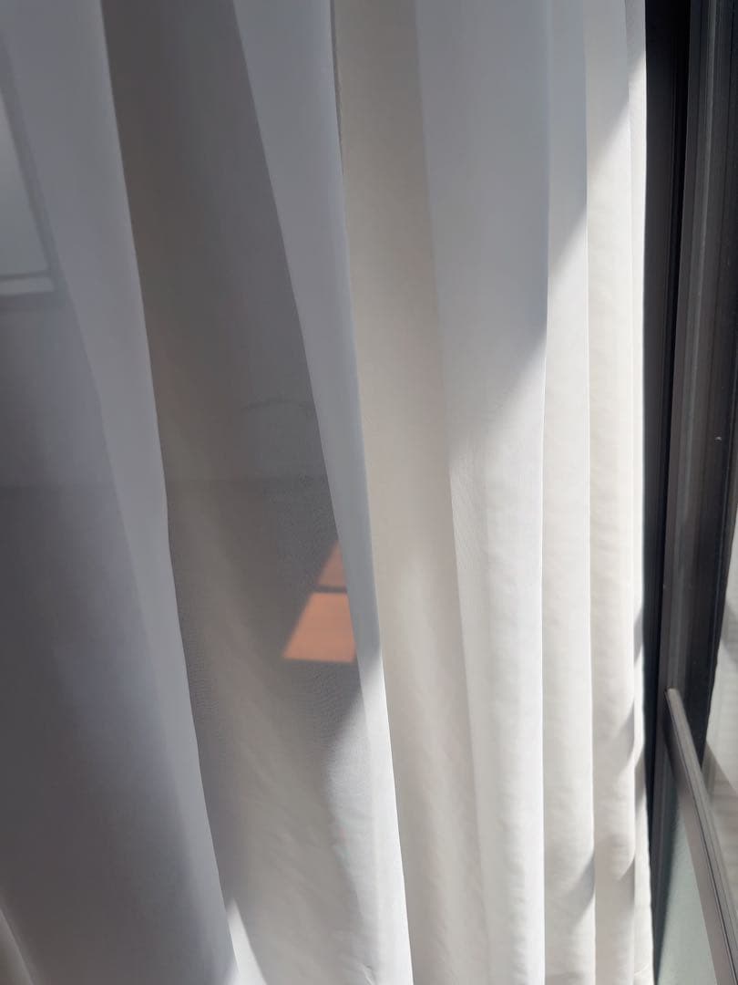 【美品】オーダーカーテン、レースカーテン