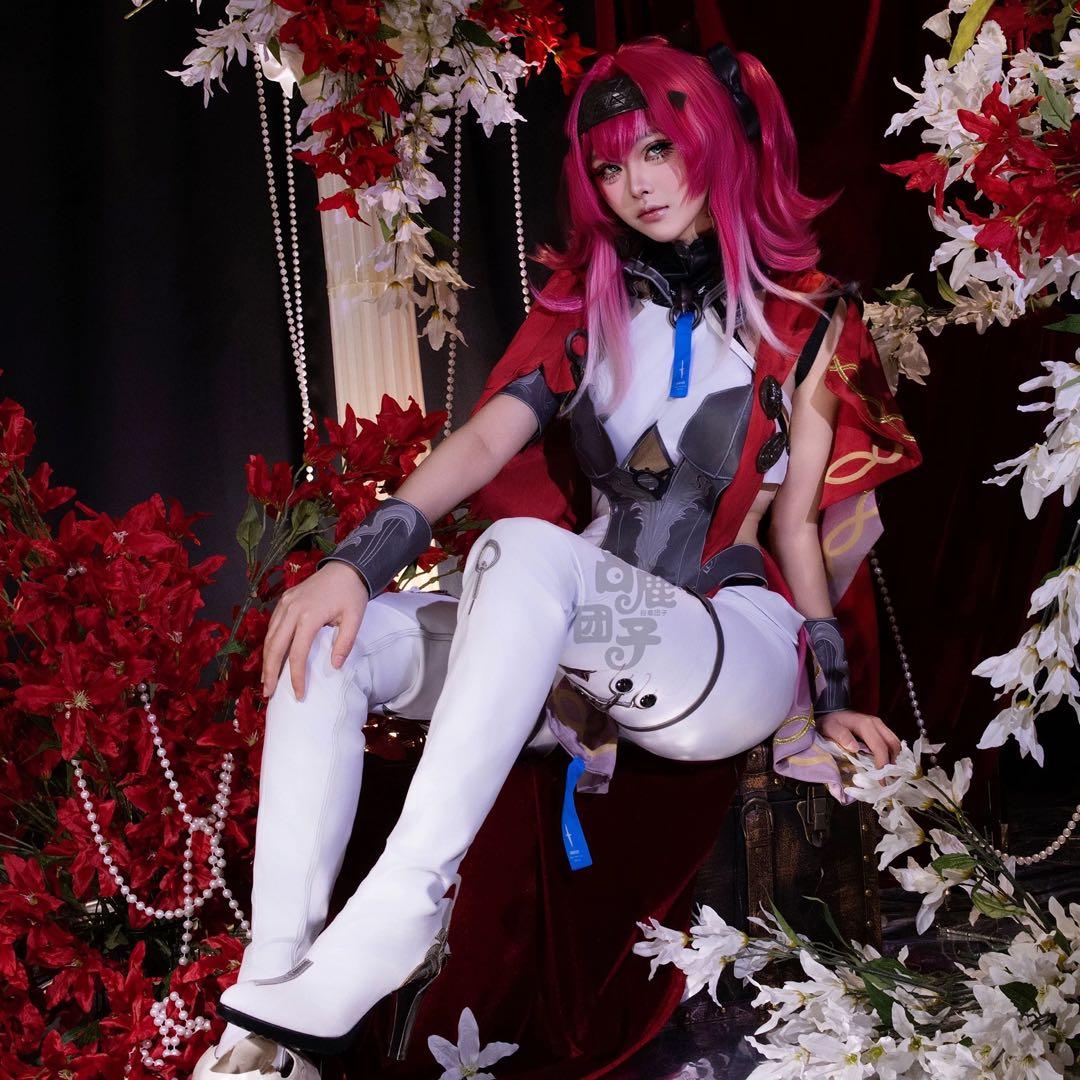 【即納】鳴潮 ルパ コスプレ衣装 フルセット S ウィッグ しっぽ付き