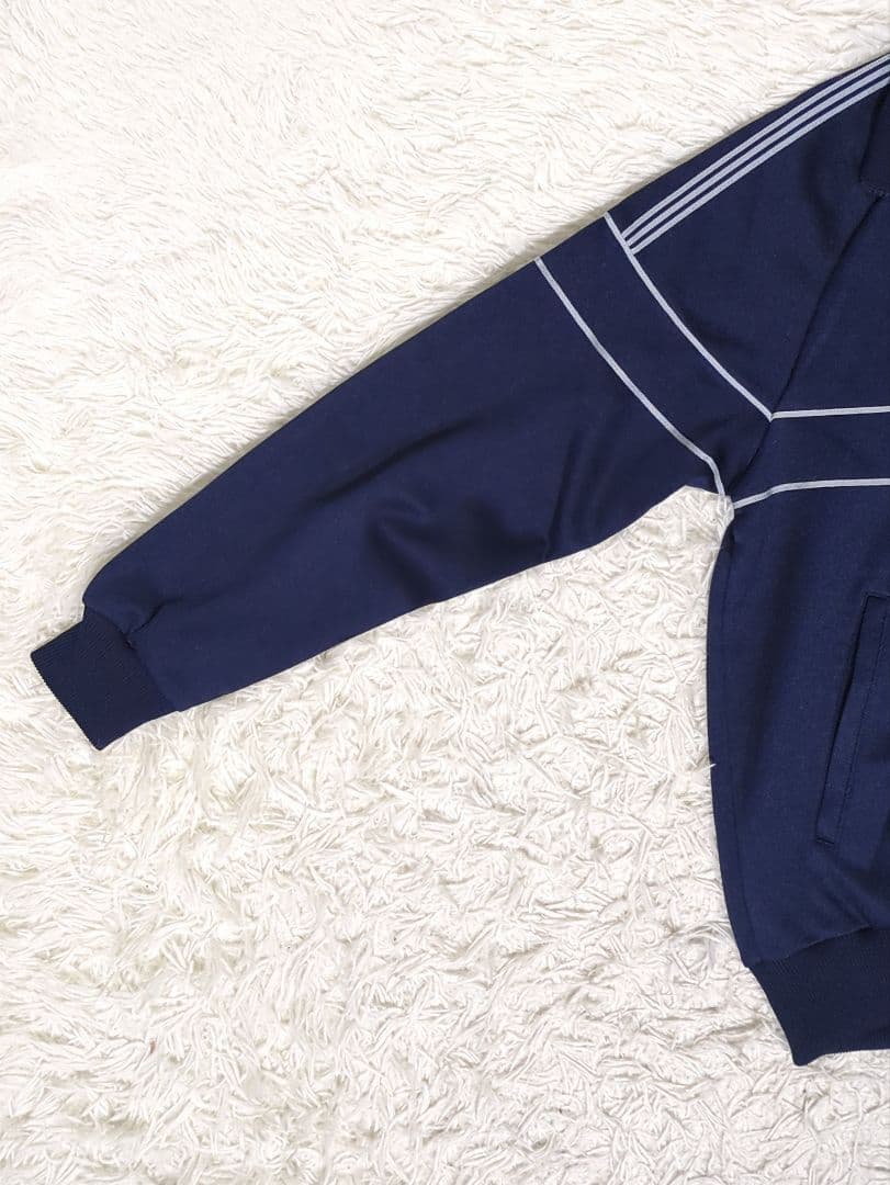 ヴィンテージ　ADIDAS トラックジャケット ネイビー サイズ　S