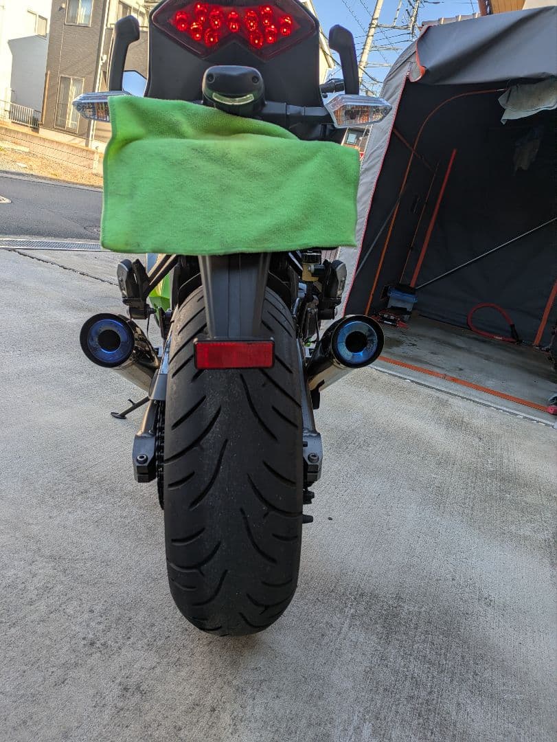 ninja1000 z1000SP忠男　チタンマフラー