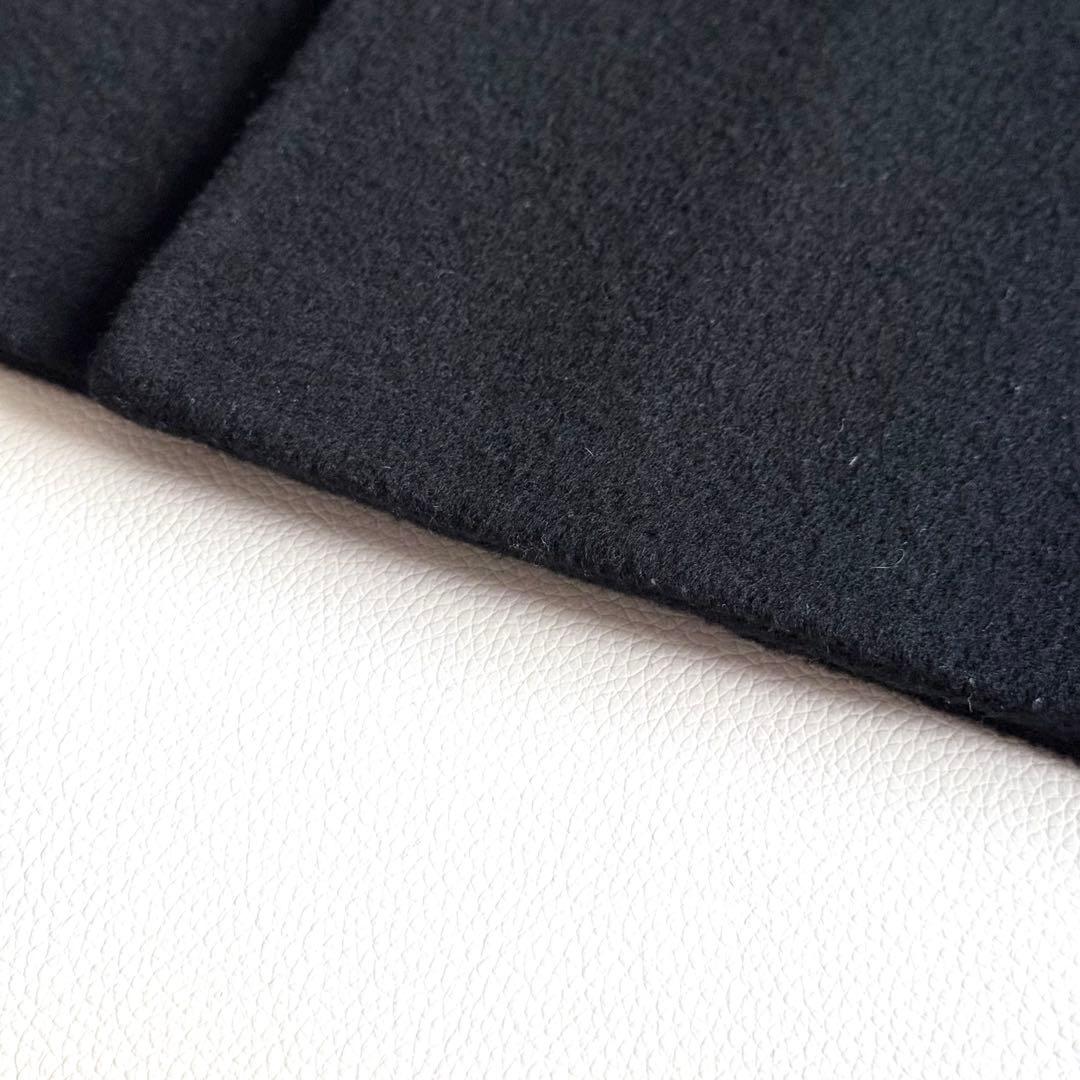 ◆タグ保管あり◆ 自由区 ウールリバーショート コート ブラック 38