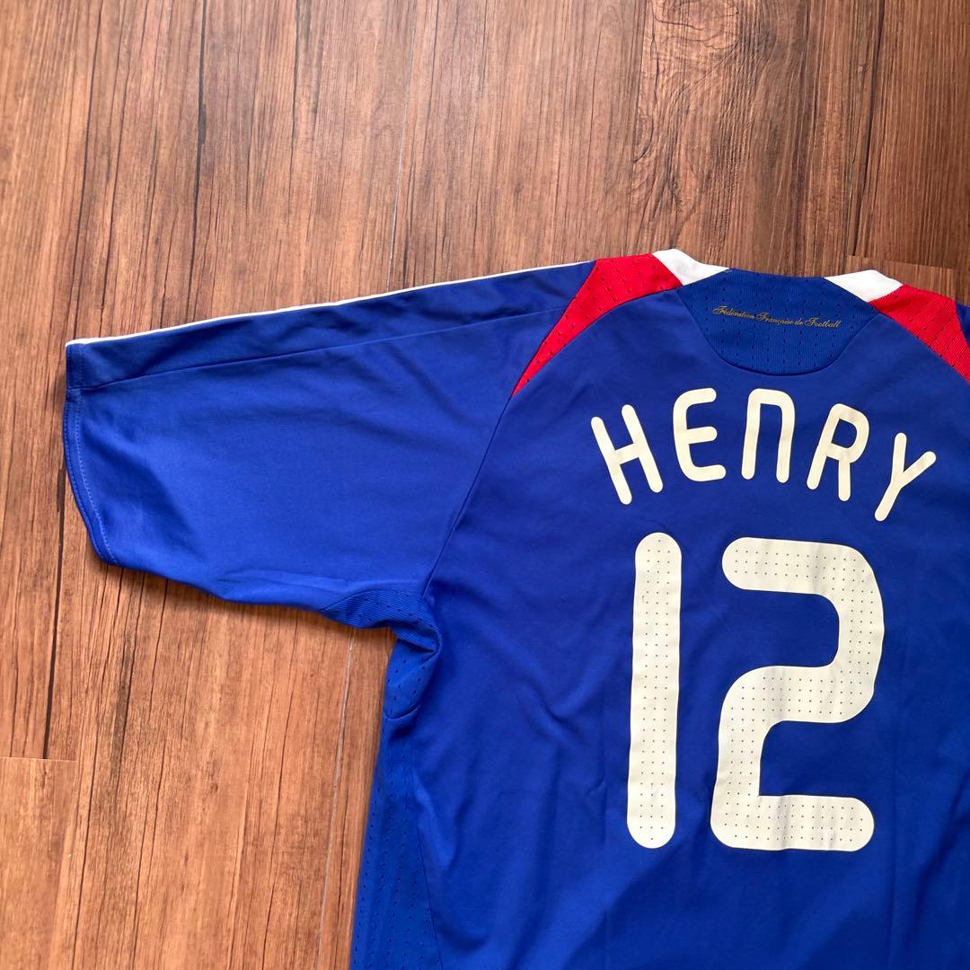 adidas アンリ フランス代表　サッカーユニフォーム　07／08