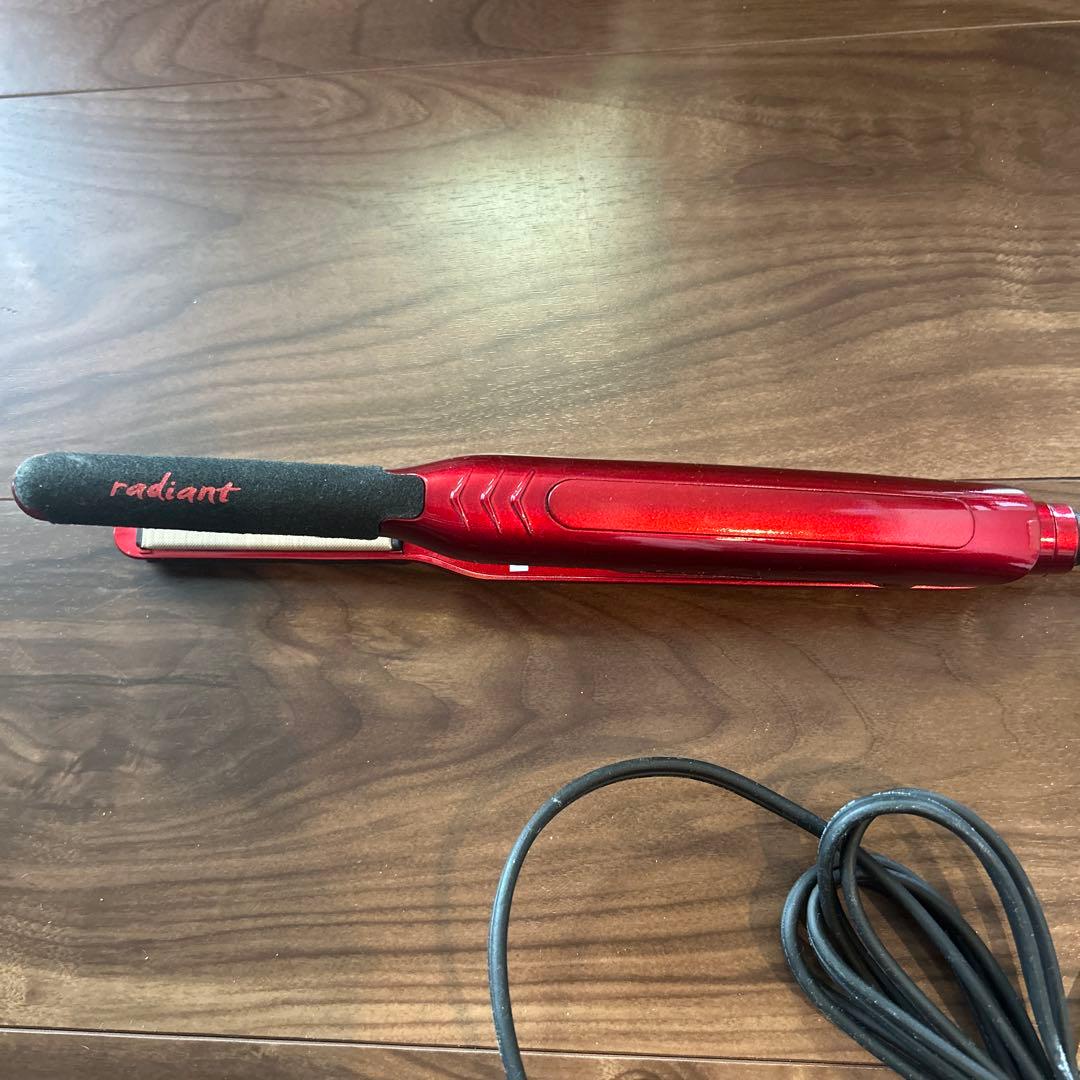 radiant ラディアント　ヘアアイロン レッド