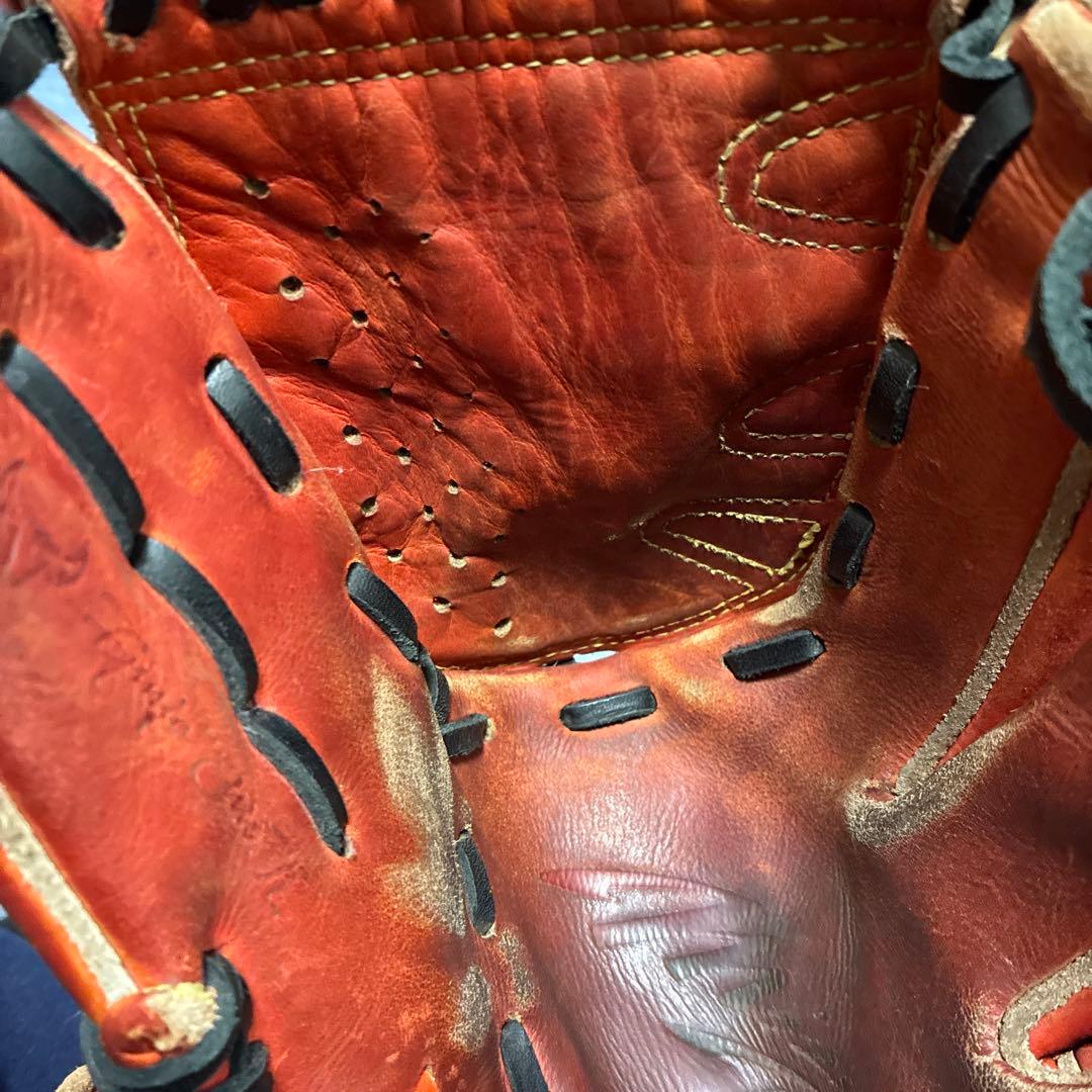 Mizuno Pro 軟式グローブ レッド