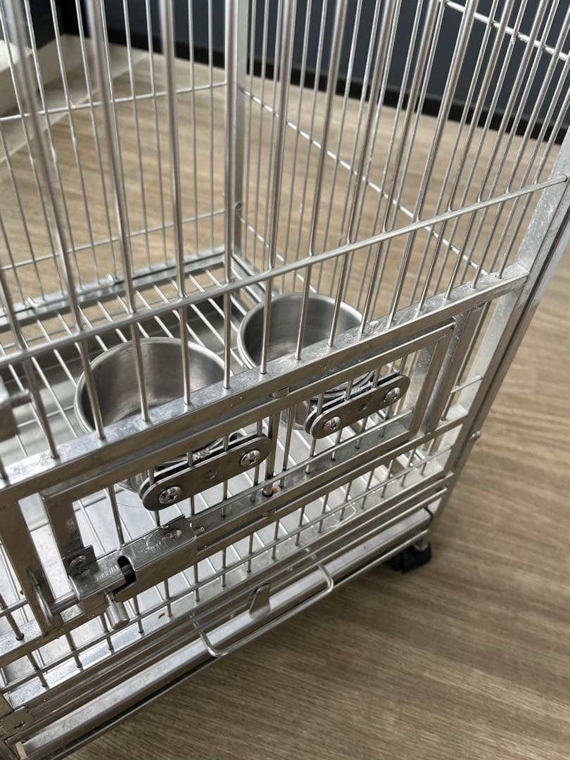 こんぱまるオリジナル　ステンレスケージ小　Y211 鳥籠　鳥かご　インコ　オウム