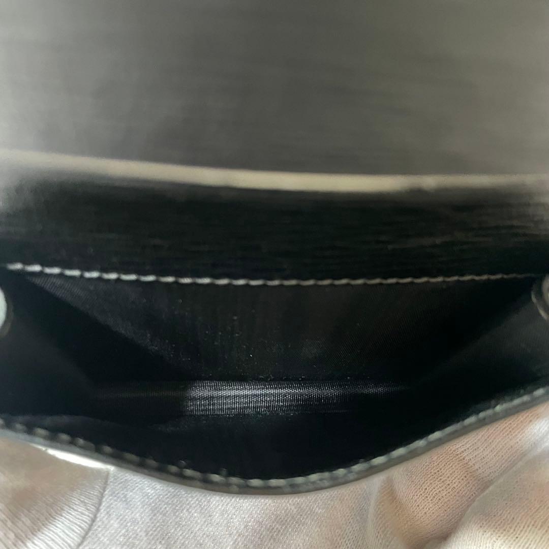 【未使用】保管品 FERRAGAMO フェラガモ 名刺入れ メンズ レザー 黒