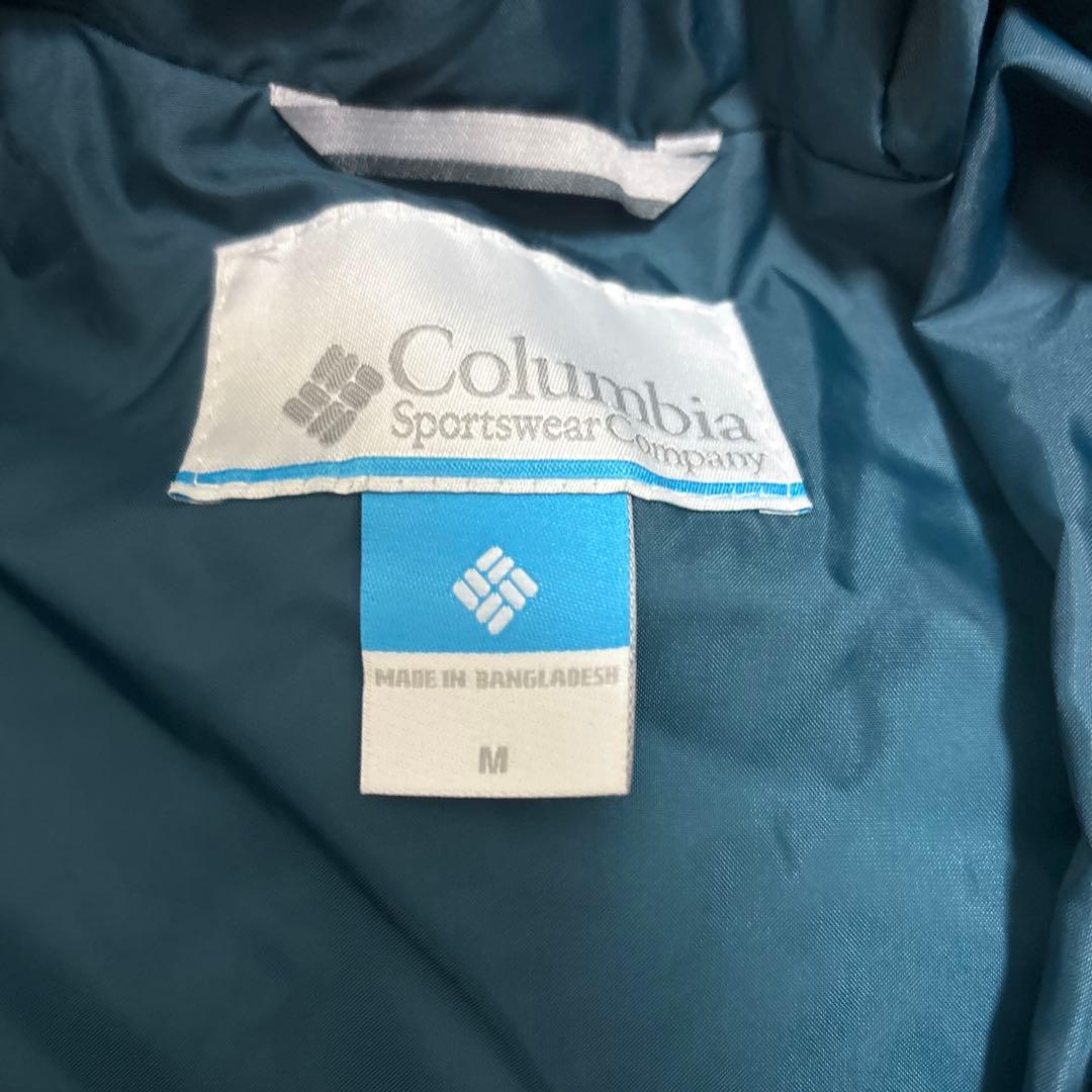 【激レア】Columbia フード付きダウンジャケット M 青