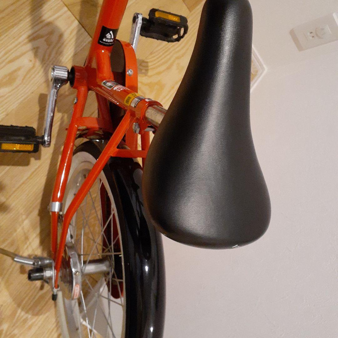 アサヒ子供用自転車 　赤　補助輪.補助バー.バスケット付き　18インチ