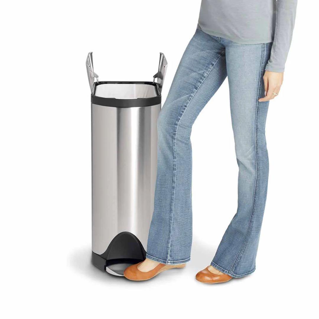 simplehuman シンプルヒューマン バタフライ ステップカン 18L
