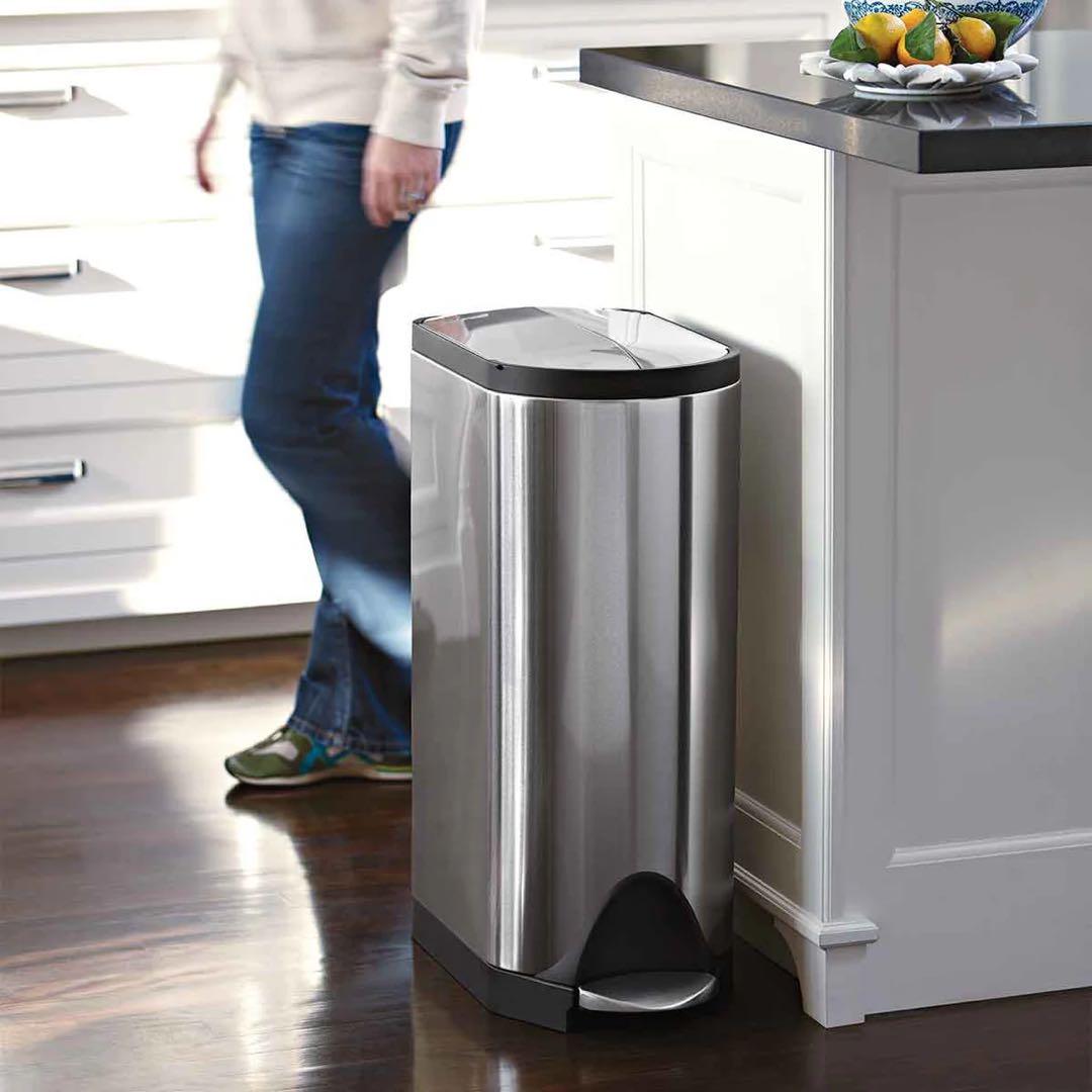 simplehuman シンプルヒューマン バタフライ ステップカン 18L