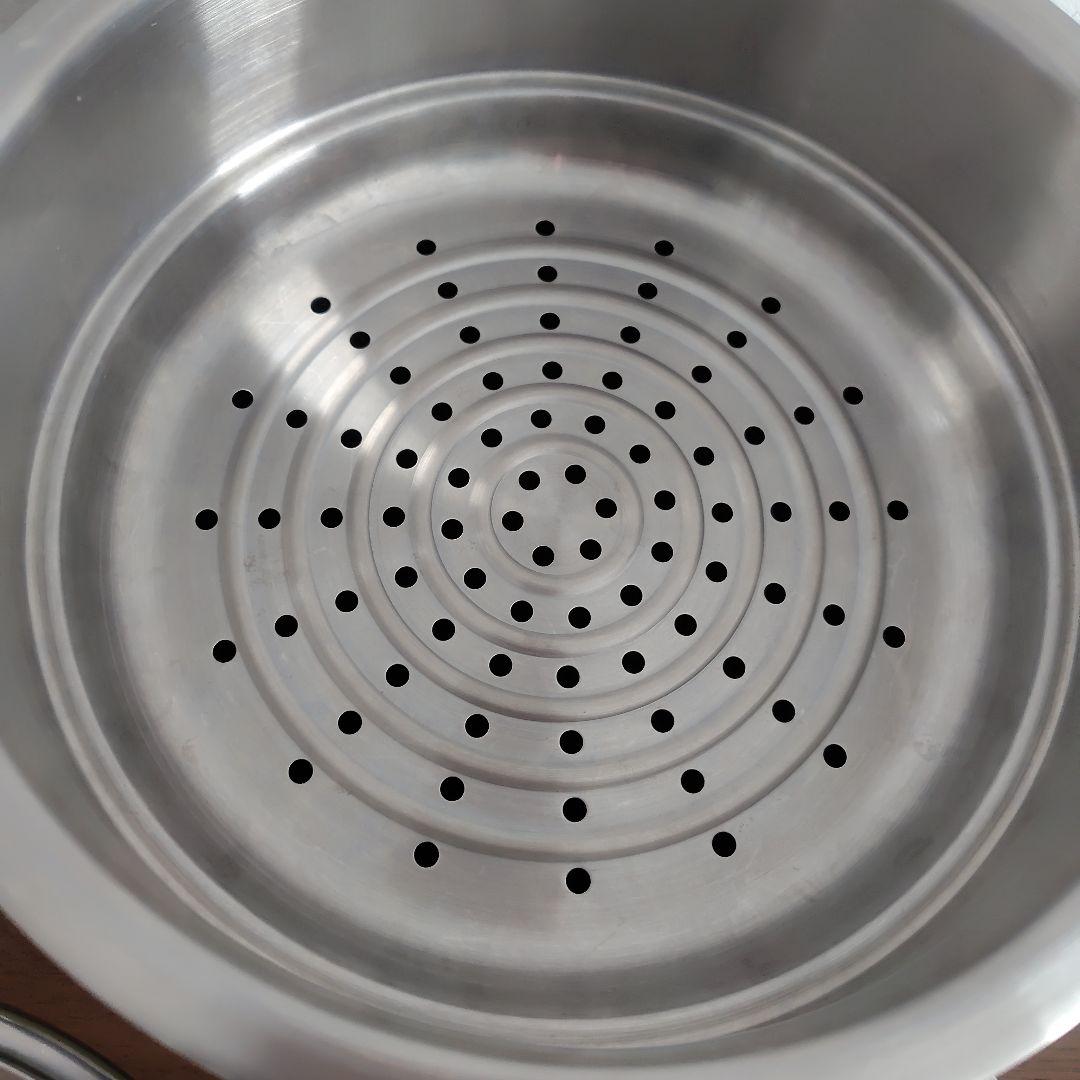 アサヒ軽金属　オールパン22センチ　スチーマーセット