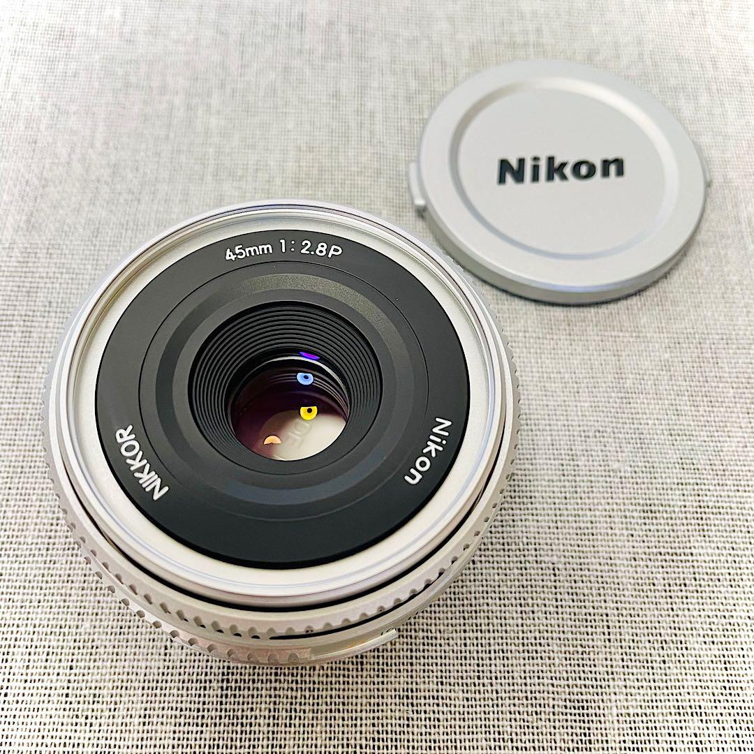 【箱付・極上品】Nikon Ai Nikkor 45mm F2.8P シルバー☆