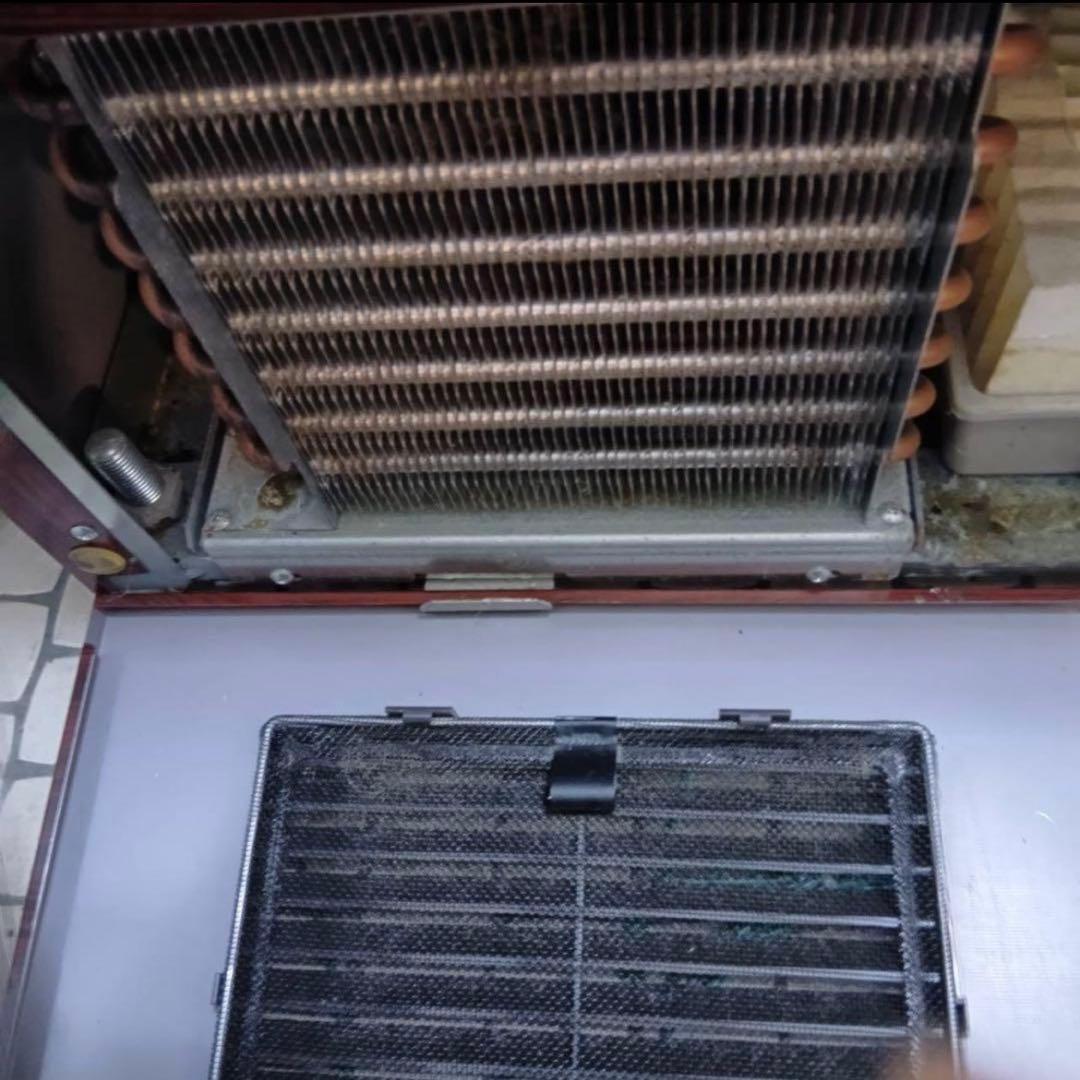 大和冷機 ショーケース 冷蔵庫 業務用 飲料用 木目調 スライド扉