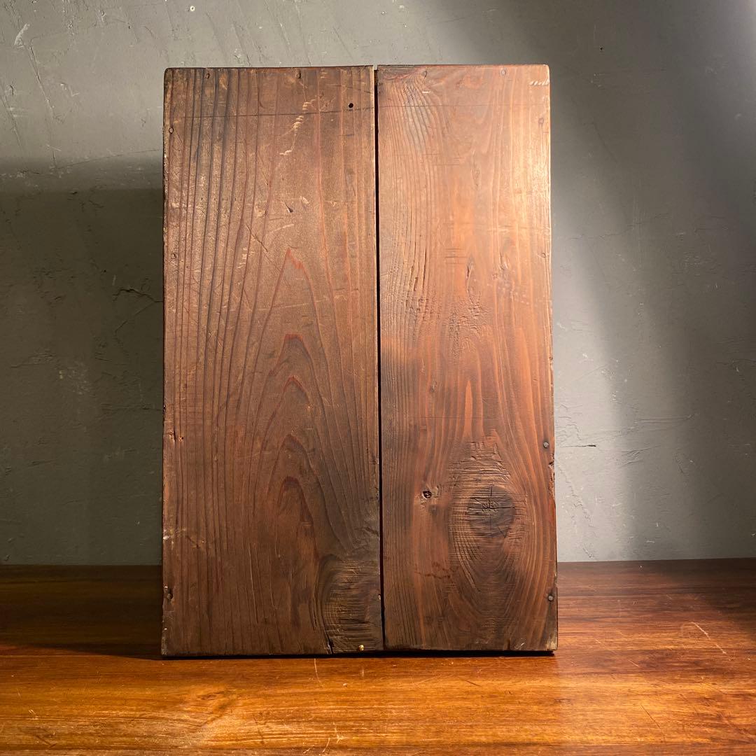 時代物 虫喰い 五段小引き出し 大正 昭和初期 小家具 古民家 骨董品 時代箪笥