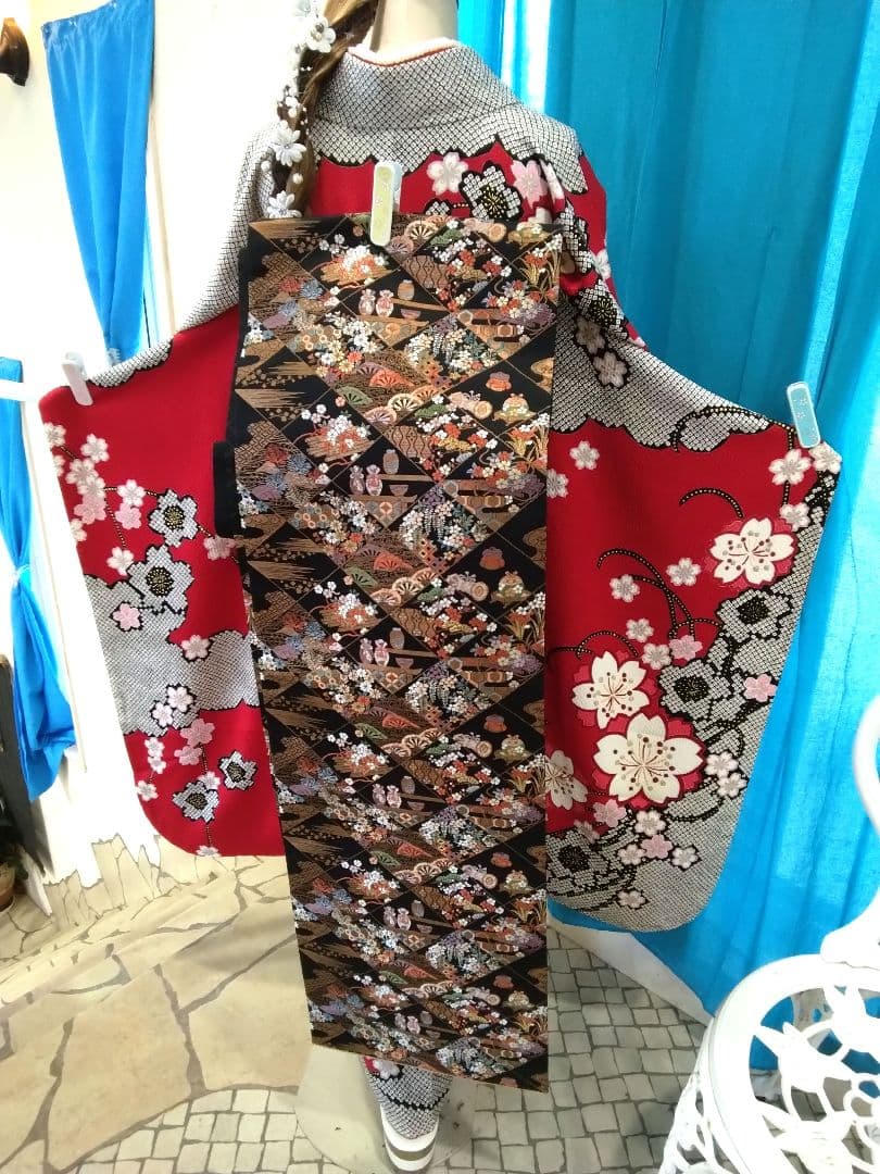 【専用です‼️】振袖フルセット、正絹絞り振袖、成人式、ガード加工