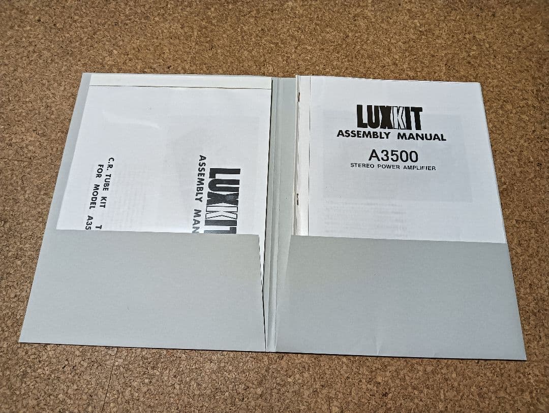【動作確認済・美品】A3500 LUXKIT 真空管パワーアンプ　マニュアル付