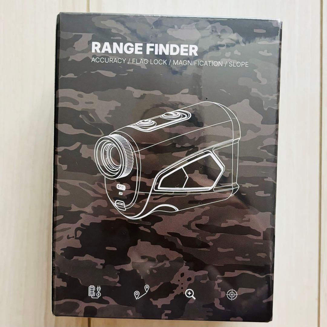 ゴルフ距離計 レーザー測定器 1500 ヤード 7 倍光学ズーム 充電式 防塵