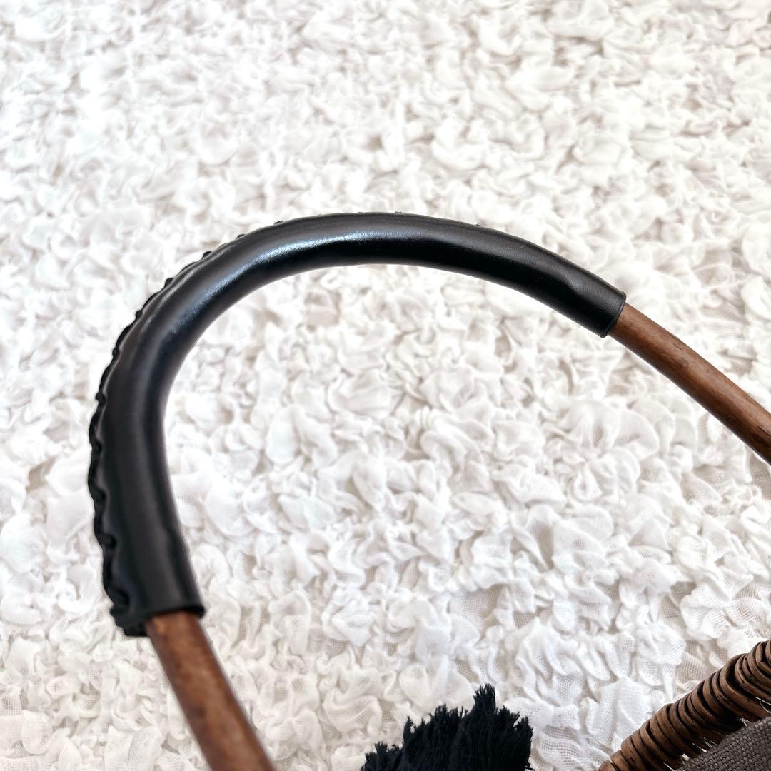 Pale Jute weekend basket Large カゴバッグ