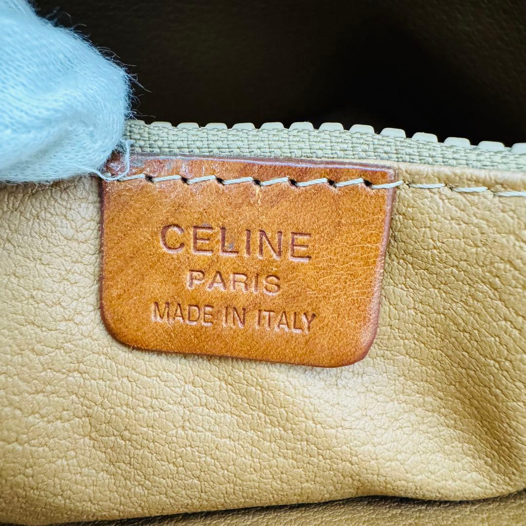 ✨CELINE✨セリーヌ✨マカダム柄✨レザー✨ブラウン✨トートバッグ✨
