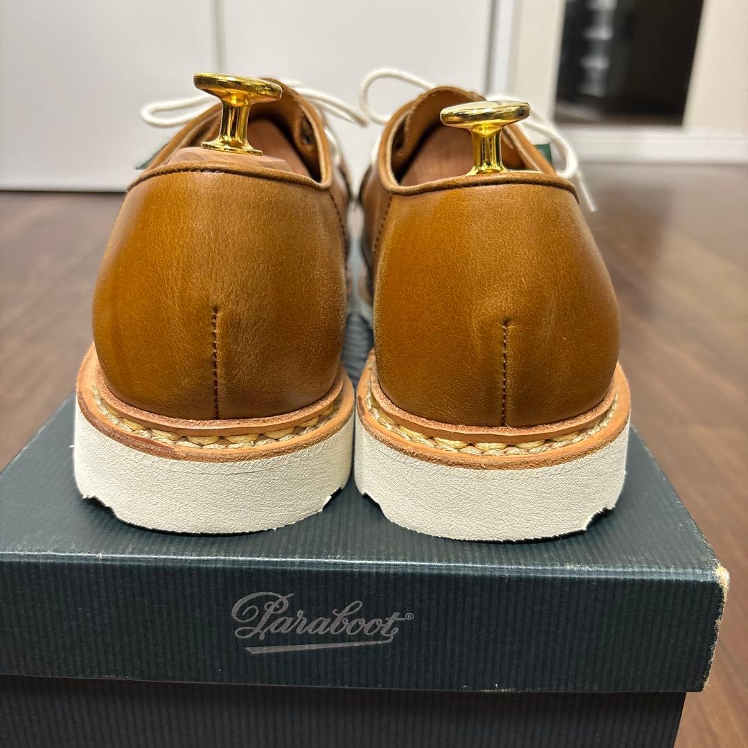 最終値下↓ PARABOOT ミカエル OCRE 白ソール 42インチ