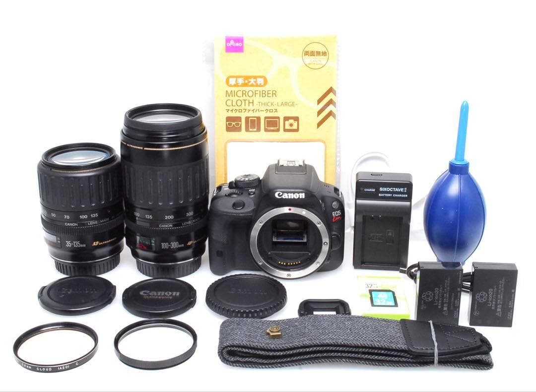 ✨ショット数4380回✨CANON KISS X7✨ダブルレンズ✨超軽量✨